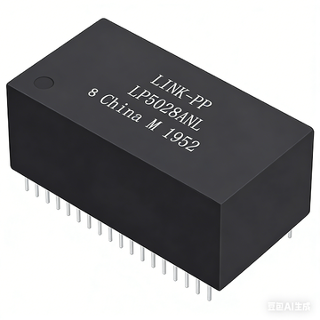 LINK-PP LP5028NL 1000 BASE-T Quad 1x4 Portas Módulos Transformadores LAN THT 72 Pinos