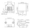 LINK-PP LPJE502-0NNL-A3U RJ45 1x1 모듈러 잭 탭업 (쉴드 없음, LED 없음) 썸네일 이미지 1
