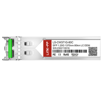 Cisco CWDM-SFP-1370 互換 LINK-PP 1G SFP CWDM 1370nm 80km Duplex LC DOM SMF Optical Transceiver Module image 3