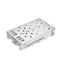 Molex 747220001 Compatible LINK-PP SFP 1x2 Cage With EMI Spring Finger
