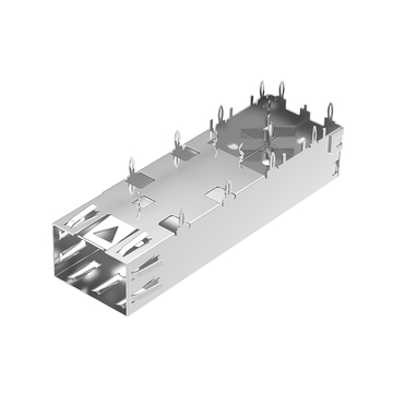 LINK-PP LP11AC02000A SFP 1x1ケージ 圧入式スルーホール EMIスプリングフィンガー付き 画像4