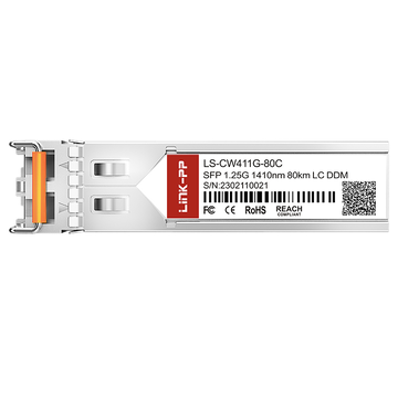 Ciena CWDM-SFP8-1410 compatibile LINK-PP Modulo ricetrasmettitore ottico LC SMF duplex DDM da 1.25 GHz, Cwdm, 1410 nm, 80 km, immagine 3