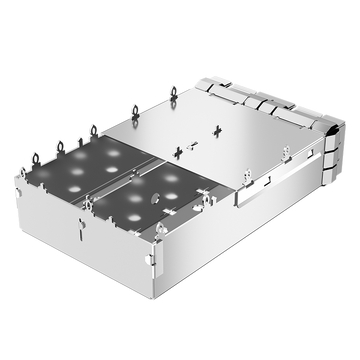 Molex 1001138220 Compatibel LINK-PP LP12CC01000S SFP28 1x2 behuizing met EMI-veervinger afbeelding 4