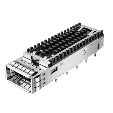 LINK-PP LP11FC01030 QSFP28 1x1 Cage With EMI Spring Finger Heat Sink