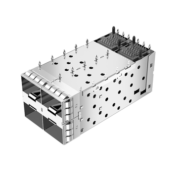 LINK-PP LP22BC01003 SFP+ 2x2 Корпус и разъем с пружинным контактом для защиты от электромагнитных помех (изображение 2)