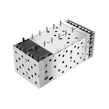 موليكس 760655001 متوافق LINK-PP LP22BC01003 SFP+ 2x2 قفص وموصل مع زنبرك EMI صورة إصبع 4