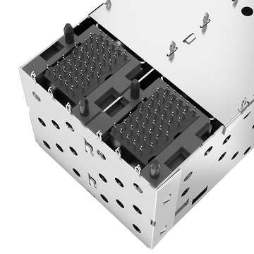 موليكس 760655001 متوافق LINK-PP LP22BC01003 SFP+ 2x2 قفص وموصل مع زنبرك EMI صورة إصبع 5
