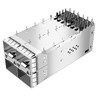 Συμβατό με Molex 1712242013 LINK-PP LP22CC01303S SFP28 2x2 Cage&Connector με EMI Spring Finger Light Pipe pitch image 2