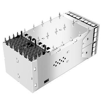 LINK-PP LP22CC01303S SFP28 2x2 ケージ＆コネクタ（EMIスプリングフィンガーライトパイプ付き）画像4