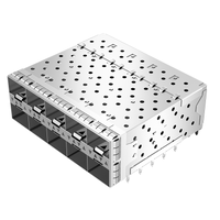Kompatibel mit Molex 760475001 LINK-PP LP25BC01103 SFP+ 2x5 Käfiganschluss mit EMI-Federfinger-Lichtleiter