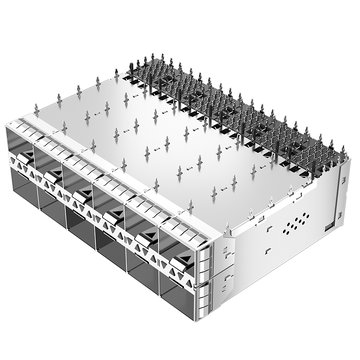 LINK-PP LP26CC01103 SFP28 2x6 ケージ＆コネクタ EMIスプリングフィンガーライトパイプ 画像2