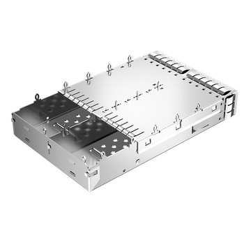 モレックス1000153252互換性あり LINK-PP LP12FC01000E QSFP28 1x2 ケージ EMIスプリングフィンガー付き 画像4
