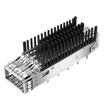 LINK-PP LP11FC01460S QSFP28 1x1 Cage With EMI Spring Finger Heat Sink