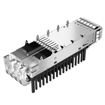 LINK-PP LP11FC01460S QSFP28 Cage 1x1 avec dissipateur thermique à ressort EMI (image 4)