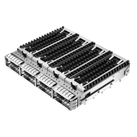 LINK-PP LP14FC01030 QSFP28 1x4 Käfig mit EMI-Federfinger-Kühlkörper
