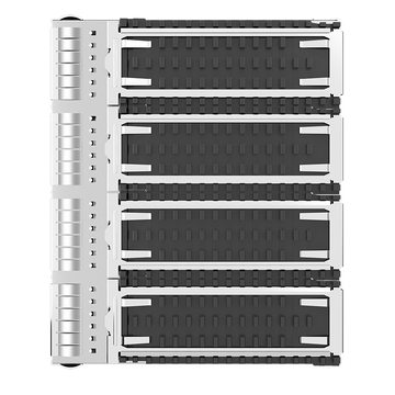 LINK-PP LP14FC01030 QSFP28 1x4 Cage With EMI Spring Finger Heat Sink image 3