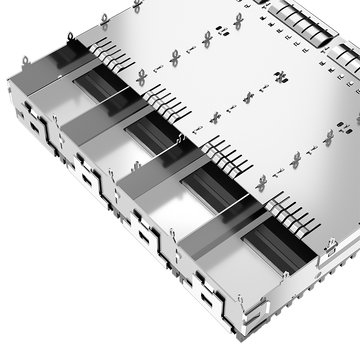 モレックス1000173343互換性あり LINK-PP LP14FC01030 QSFP28 1x4ケージ（EMIスプリングフィンガーヒートシンク付き）画像5