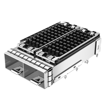 LINK-PP LP12BC01030S SFP+ 1x2 Cage With EMI Spring Finger Heatsink