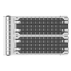 Molex 1111128820 Compatible LINK-PP LP12BC01030S SFP+ 1x2 Cage With Heatsink EMI Spring Finger thumb image 3