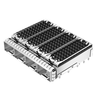 Compatibile con Molex 1001148422 LINK-PP LP14CC01030S SFP28 1x4 Gabbia con dissipatore di calore EMI Spring Finger
