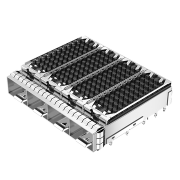LINK-PP LP14CC01030S SFP28 1x4 Cage With Heat Sink EMI Spring Finger