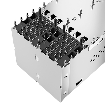LINK-PP LP22CC01003S SFP28 2x2 behuizing en connector met EMI-veervinger (afbeelding 5)