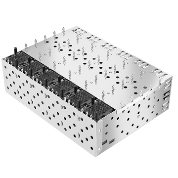 Compatibile con Pulse SFP005-03-L LINK-PP LP26AC01101T SFP 2x6 Gabbia con Light Pipe EMI Spring Finger immagine 4