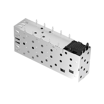 Compatibile con Pulse SFP0-3040-L LINK-PP LP21AC01101T Connettore SFP 2x1 Cage e SFP+ con LightPipe EMI Spring Finger immagine 5