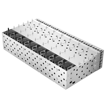 LINK-PP LP28AC01001 Connecteur cage SFP 2x8 avec ressort de protection EMI (image 4)