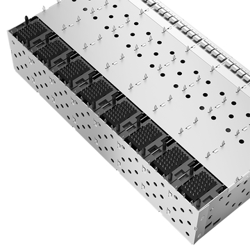 LINK-PP LP28AC01001 Connecteur cage SFP 2x8 avec ressort de protection EMI (image 5)