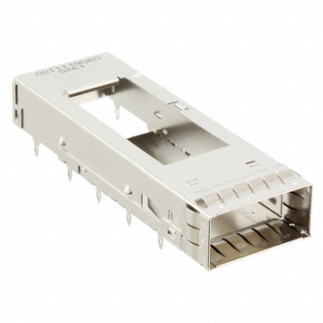 Amphenol U90-A111-1001 Compatible LINK-PP QSFP 1x1 Cage Connector Press-Fit Through Hole Right Angle