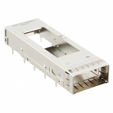 متوافق مع أمفينول U90-A111-1001 LINK-PP موصل قفص QSFP 1x1، تركيب بالضغط، فتحة قائمة
