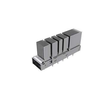 Amphenol UE36-C16200-05D6A Compatible LINK-PP LP11GC010D0 QSFP-DD 1x1 Cage With Heat Sink EMI Spring Finger
