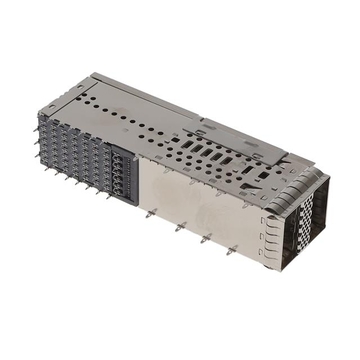 Amphenol UE36-E16200-32BA1 Compatible LINK-PP LP21GC010B3 QSFP-DD 2x1 Cage With Heat Sink EMI Spring Finger