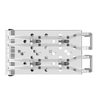 Kompatibel dengan Amphenol U77-C241M-2081 LINK-PP LP12BC02900Z SFP+ Sangkar 1x2 Dengan Pipa Cahaya Pegas EMI Gambar Jari Jempol 3