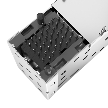 Amphenol UE864G162010361 Compatibel LINK-PP LP21CC01103 REVB SFP28 2x1 Cage&Connector met lichtgeleider EMI-veervinger afbeelding 5