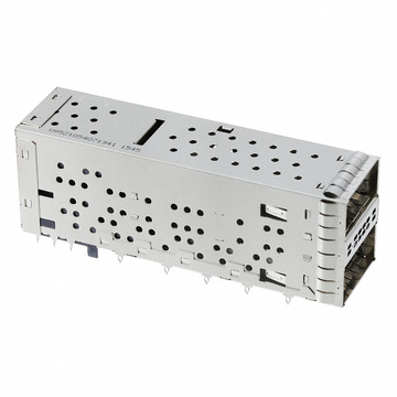 Amphenol U95-Z105-4071-341 Compatible LINK-PP LP21FC01003S QSFP28 Cage&Connector 2x1 Port With EMI Spring Finger