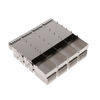 Amphenol UE36-B46200-06A4A Compatible LINK-PP QSFP-DD 1x4 Cage With Heat Sink Connector Press-Fit Through Hole Right Angle thumb image 1
