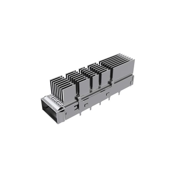 Συμβατό με Amphenol UE36D1620005A4A LINK-PP LP11GC01070 QSFP-DD 1x1 κλωβός με ψύκτρα, με οπή πρέσας