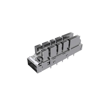 Συμβατό με Amphenol UE36C1621106A4A LINK-PP Κλωβός QSFP-DD 1x1 με υποδοχή ψύκτρας με οπή σύνδεσης μέσω πρέσας