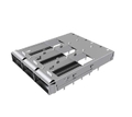 1X3 QSFP-DD Cage