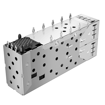 Compatibel met Amphenol UE864T162020361 LINK-PP LP21CC01203 REVB SFP28 2x1 kooi met lichtgeleider EMI-veervinger afbeelding 4