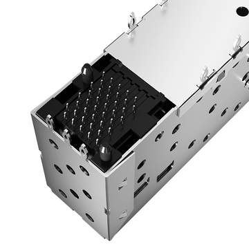 Compatibel met Amphenol UE864T162020361 LINK-PP LP21CC01203 REVB SFP28 2x1 kooi met lichtgeleider EMI-veervinger afbeelding 5