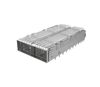 Amphenol UE62C2624021E1 Compatible LINK-PP QSFP 1x2 Cage Connector Press-Fit Panel Mount Through Hole Right Angle thumb image 1