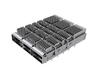Amphenol UE36C3620005A3A Compatible LINK-PP 1x3 QSFP-DD Cage With Heat Sink Connector Press-Fit Through Hole Right Angle thumb image 1