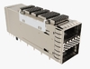 Amphenol U95R175407LLH1B-compatibel LINK-PP QSFP56 Cage Ganged (2x1) Connector Press-Fit Through Hole thumbnail image 1