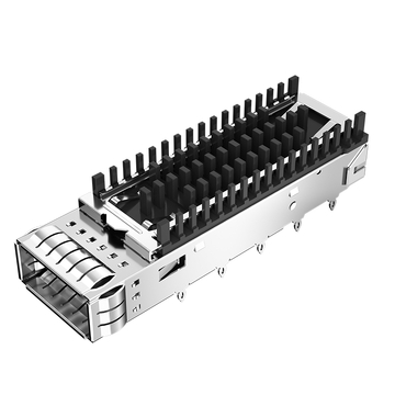 LINK-PP LP11FC01050 QSFP28 1x1 Cage With Heat Sink EMI Spring Finger