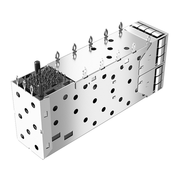 LINK-PP LP21CC01303 SFP28 2x1 behuizing en connector met externe lichtgeleider EMI-veervinger afbeelding 4