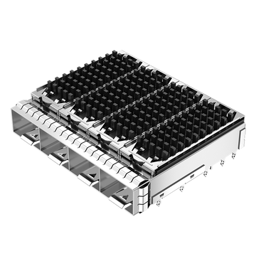 Amphenol U77-E46EH-2081 Compatible LINK-PP LP14BC01050 SFP+ 1X4 Cage With Heat Sink