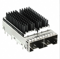 Amphenol 10127105-101LF Compatible LINK-PP 1x2 SFP+ Cage&Connector With Heatsink Press-Fit Through Hole